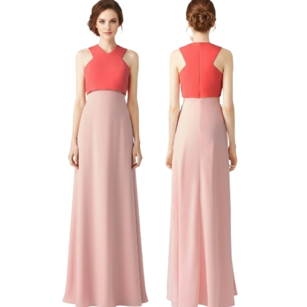 JILL JILL STUART Two Toned Pink Popover Gown - Size 10
